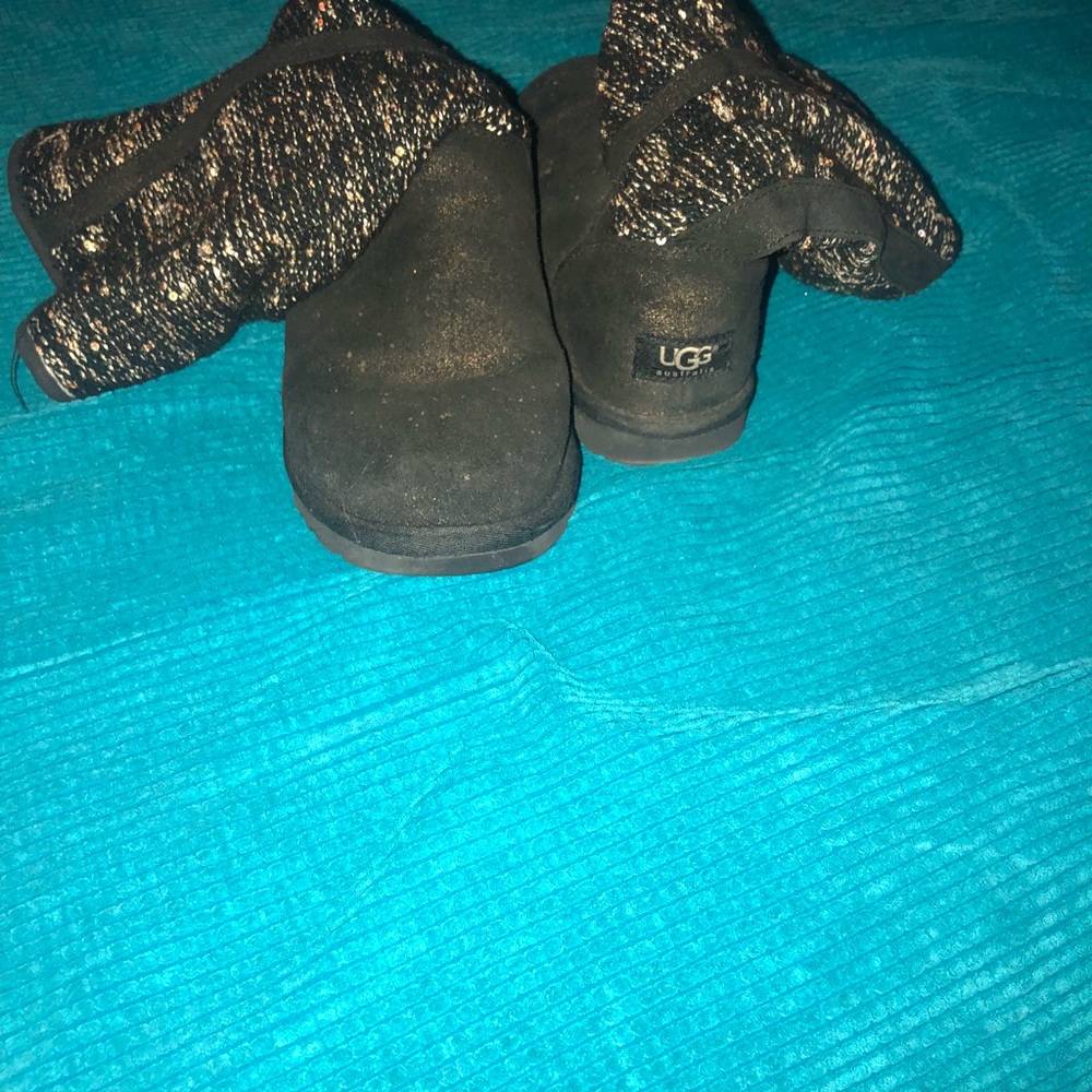 Ugh glitter boots
